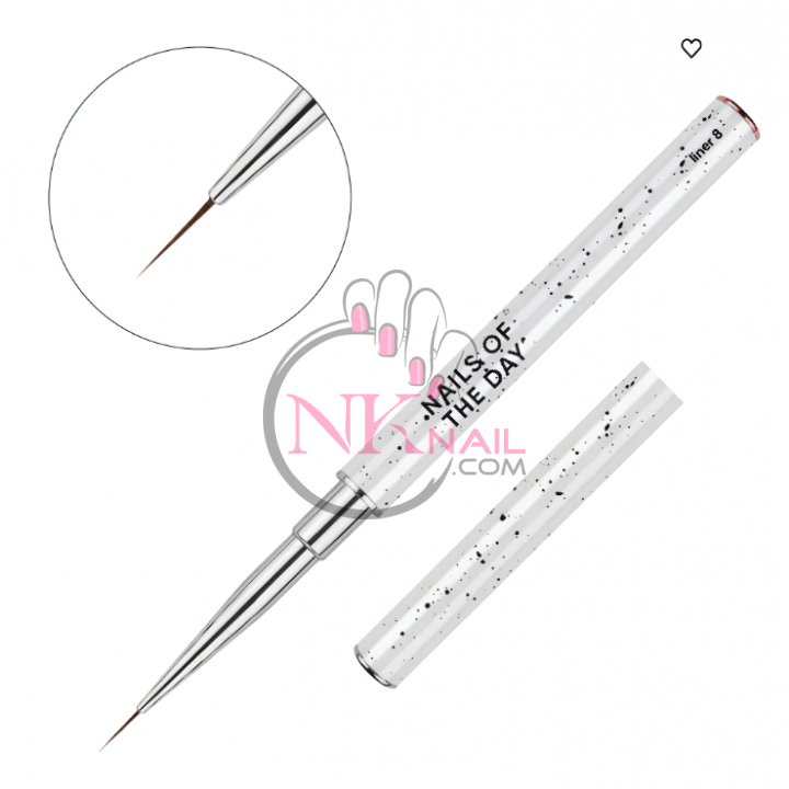 Пензлик для тонких ліній NAILSOFTHEDAY Professional Brush Liner, 8мм